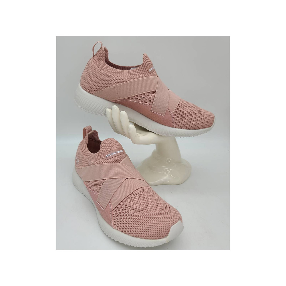 Skechers Womens BOBS Sport Squad 2 - City Calling Memory Slip-On Sneakers Size 8